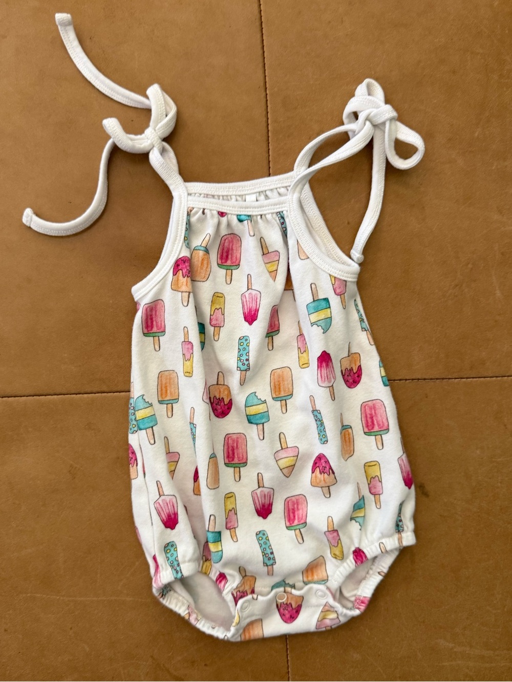 Nola Tawk Organic Cotton Lets Chill Romper 3-6M